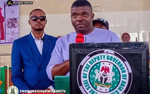 Abia Deputy Governor, Ikechukwu Emetu Celebrates Rt Rev Geoffrey Uzochukwu Kanu On His Birthday