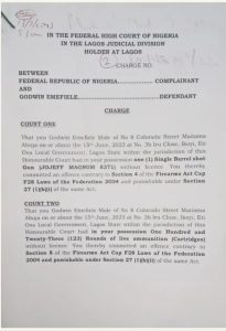 court paper for godwin emefiele