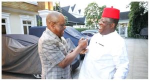 Nyesom Ezewon Wike and Dave Umahi 