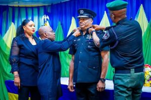 Abia Governor Alex Otti Congratulates CP Ifeanyi Uche from Umunneochi promoted to the rank of Commissioner of Police