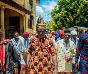 Photos: Newly Crown Eze Aro of Arochukwu, Godwin Kanu Idei Allegedly Involve in Homosexual Practices in Brazil