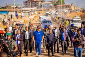 GOV OTTI INSPECTS ONGOING CONSTRUCTION OF SIX-LANE OSSA ROAD, ASSURES ONE LANE READY FOR CHRISTMAS