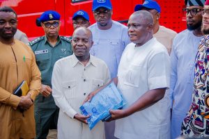 Innoson Donates Fire Fighting Truck To Abia State, Commends Governor Otti For Believing in Nigerian Made