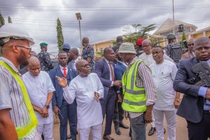 Otti Inspects Umuahia Mega Bus Terminal Project, Expresses Satisfaction At The Pace, Level of Work Done So Far