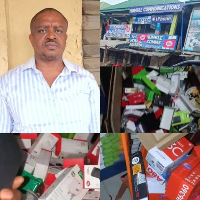 Devastation As Ariaria Trader, Onyeka Okonkwo Loses Goods Worth Over 50 million naira to Theft