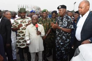 Gov Otti Vows To Continue To Prioritize Security, Presents 20 Vehicles To Security Agencies in Abia