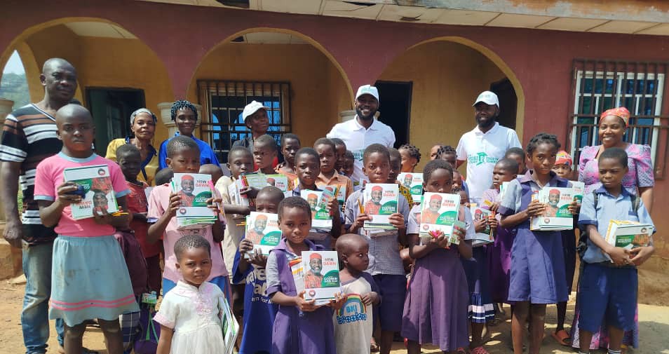 Amobi Ogah Educational Foundation Distributes Learning Materials to Students and Schools in Isuikwuato/Umunneochi