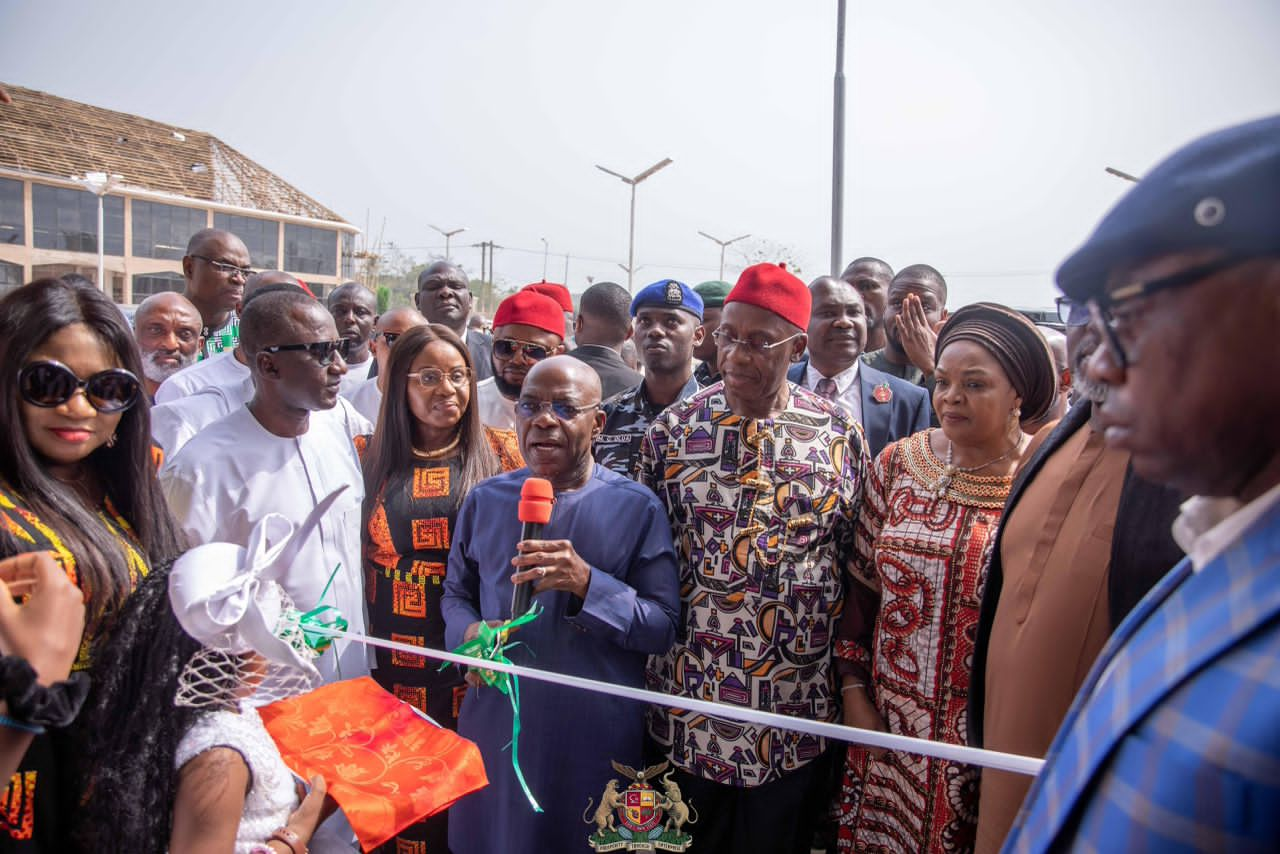 Gov Otti Commissions Radio Station, Hospital and Hotel Built By Ogah, Commends Him For Job Creation, Attends CP Uche’s Civic Reception