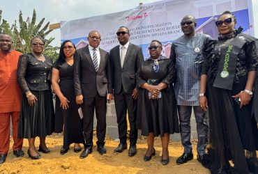 Governor Sim Fubara Performs Ground Breaking Ceremony of NBA Ahoada Branch Secretariat: Lauds Her Chairman, Dr Hilda Desmond-Ihekaire