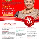Celebration of Life for a Great Woman: Elder Chinyere Margret Ukeagu (Mama CONNAK)