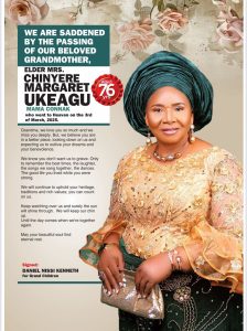 EXIT Of An Icon: The Final Journey of Mama CONNAK - Late Elder Mrs Chinyere Margaret Ukeagu