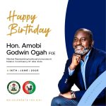 Pjtvnews Publisher, Juachi Ochu, Extends Birthday Wishes to Hon Amobi Ogah