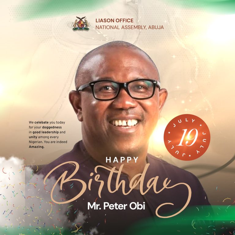 Celebrating A Leader per Excellence! His Excellency, PETER OBI, Okwute Ndi Igbo