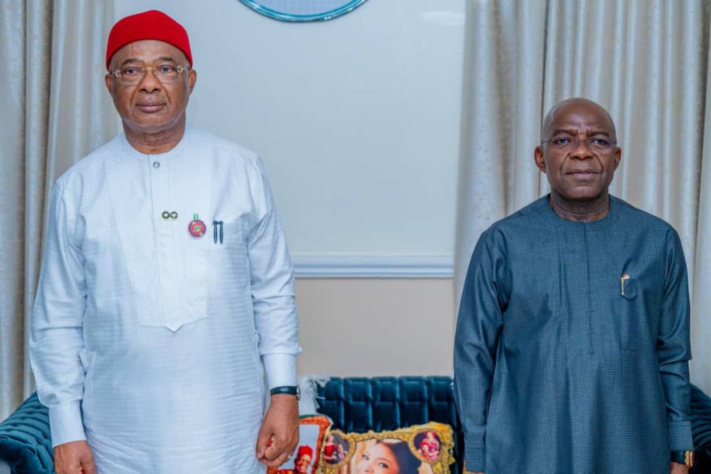 Hope Uzodinma Visits Gov Otti, Says they are Determined To Develop South East