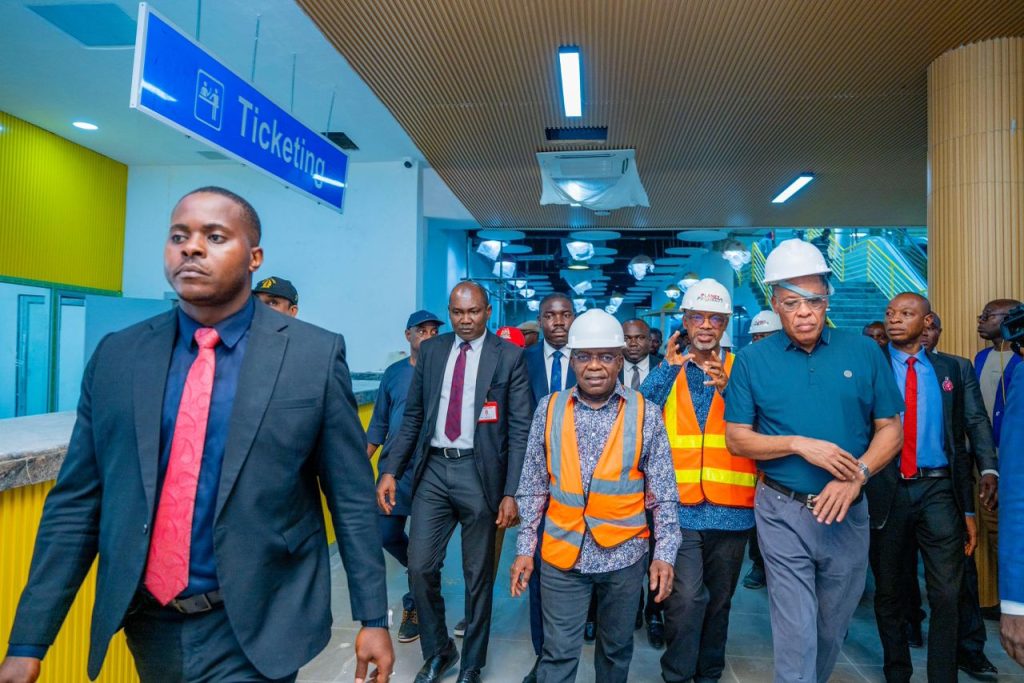 Gov Otti Inspects Umuahia Central Buss Terminal, As Project Nears Completion